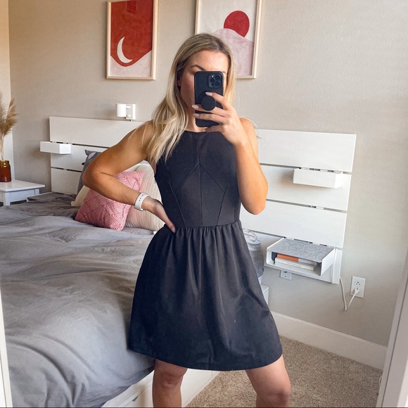 silence + noise Dresses & Skirts - silence + noise Black Mesh Mini Dress